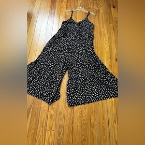 Women’s One Piece Spaghetti Strap Wide Leg Pantsuit